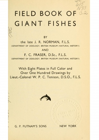 Field book of giant fishes