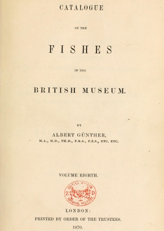 Fishes in the British Museum