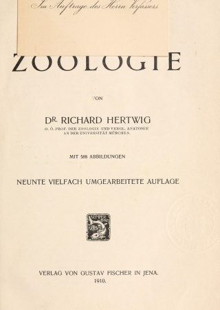 Lehrbuch der Zoologie