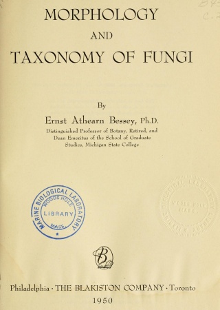Morphology and taxonomy of fungi