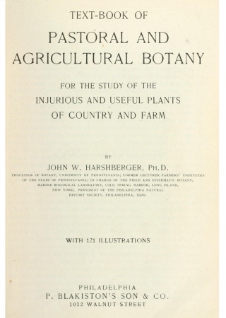 Textbook of pastoral and agricultural botany