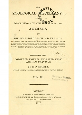 The zoological miscellany
