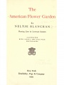 The American flower garden